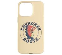 Carcasa para iPhone 15 Pro MAX Cherokee Roots Peoples Tocado Tribu Nativa Americana
