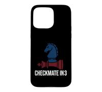 Carcasa para iPhone 15 Pro MAX Chess Checkmate In 3 Knight Defeats King