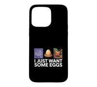 Carcasa para iPhone 15 Pro MAX Chicken Farmer I Just Want Some Eggs