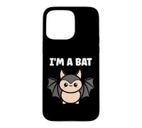 Carcasa para iPhone 15 Pro MAX Child Animals Bats Cute Bird Minimalist Funny I'm a Bat