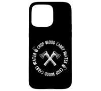 Carcasa para iPhone 15 Pro MAX Chop Wood Transportar Agua Meditador Consciente Dulce Meme