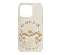 Carcasa para iPhone 15 Pro MAX Christian Faith California Poppy Sus misericordias Son Nuevas