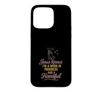 Carcasa para iPhone 15 Pro MAX Christian Petty Oró Fe Humor SASS God Knows Me