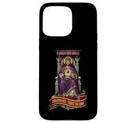 Carcasa para iPhone 15 Pro MAX Christus Vincit Católico Cristo Rey Sagrado Corazón