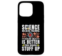 Carcasa para iPhone 15 Pro MAX Ciencia Divertida para el Profesor Ciencia Química Profesor enseñar