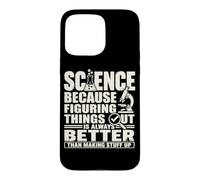 Carcasa para iPhone 15 Pro MAX Científico Evidencia Hechos Ciencia Educación Humor