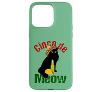 Carcasa para iPhone 15 Pro MAX Cinco de Meow - Fun Beer Taco Cat Cinco de Mayo