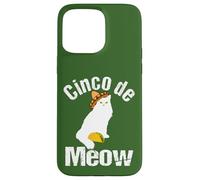 Carcasa para iPhone 15 Pro MAX Cinco de Meow - Fun Taco Cat Cinco de Mayo