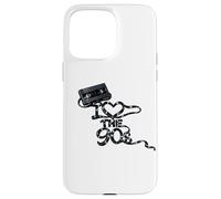 Carcasa para iPhone 15 Pro MAX Cinta Adhesiva Suelta con Texto «I Heart The 90s Movie Store Rent»