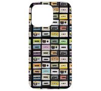 Carcasa para iPhone 15 Pro MAX Cintas de Casete Mixtapes, Amante de la música Retro de los años 80