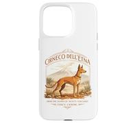 Carcasa para iPhone 15 Pro MAX Cirneco DELL ETNA Funny Siciliano Perro