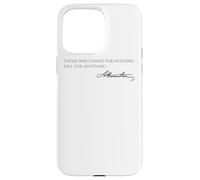 Carcasa para iPhone 15 Pro MAX Cita de Alexander Hamilton - Aquellos Que no representan Nada