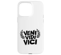 Carcasa para iPhone 15 Pro MAX Cita de la Victoria de Julio César Veni Vidi Vici
