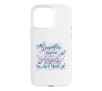 Carcasa para iPhone 15 Pro MAX Cita Espiritual del Recuerdo del ángel de la libélula