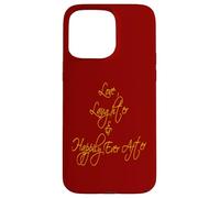Carcasa para iPhone 15 Pro MAX Cita romántica Love Laughter and Happily Ever After