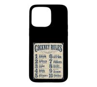 Carcasa para iPhone 15 Pro MAX Cockney Rules Londres Rhyming Slang