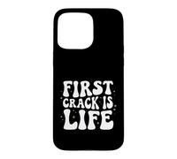 Carcasa para iPhone 15 Pro MAX Coffee Roaster First Crack Is Life Retro Roasting Design