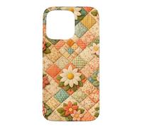 Carcasa para iPhone 15 Pro MAX Colcha Vintage Floral Patchwork Cottagecore Abuela Encantador