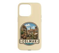 Carcasa para iPhone 15 Pro MAX Colmar Francia Vintage Canal Town Design
