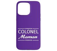 Carcasa para iPhone 15 Pro MAX Colonel Maman Femme Militaire Humour Mère Obéir Discipline