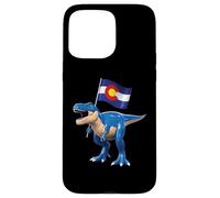 Carcasa para iPhone 15 Pro MAX Colorado Dinosaur T-Rex Denver Flag Boulder Ski Hombres Mujeres
