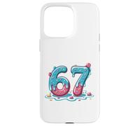 Carcasa para iPhone 15 Pro MAX Coloridos 67 números con Divertidos Personajes para niños