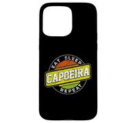 Carcasa para iPhone 15 Pro MAX Comer Dormir Capoeira Repetir Danza Acrobacia Artes Marciales