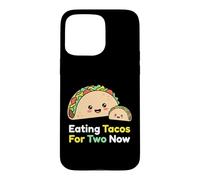 Carcasa para iPhone 15 Pro MAX Comer Tacos para Dos Ahora Mamá Embarazada Esperando Bebé
