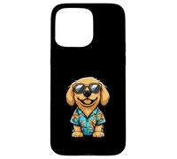 Carcasa para iPhone 15 Pro MAX Cómic Genial de Golden Retriever Dog Summer Vibes