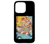 Carcasa para iPhone 15 Pro MAX Comida Japonesa Koi Carpa Pescado Comer Ramen Anime Fideos Bowl