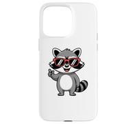Carcasa para iPhone 15 Pro MAX Cool Charming Raccoon with Sunglasses
