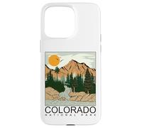 Carcasa para iPhone 15 Pro MAX Cool Colorado The Rocky Mountains Illustration Graphic