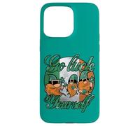 Carcasa para iPhone 15 Pro MAX Cool Green Gnomes Go Luck Yourself Shamrock St Patricks Day