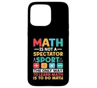 Carcasa para iPhone 15 Pro MAX Cool Matemáticas Escuela Estudiante Amantes de Las matemáticas Hombres Mujeres