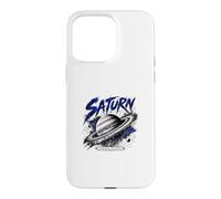 Carcasa para iPhone 15 Pro MAX Coordenadas espaciales mundiales anilladas Saturn Planet