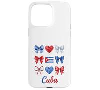 Carcasa para iPhone 15 Pro MAX Coquette Cuba Flag Cuban Girls