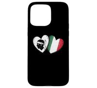 Carcasa para iPhone 15 Pro MAX Corazón de Bandera de Córcega Italia con diseño de Isla del Orgullo Corso