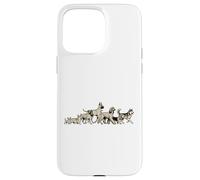 Carcasa para iPhone 15 Pro MAX Corgi de Estilo Retro para Perros, Boxeador, Husky, Chihuahua Basset Hound