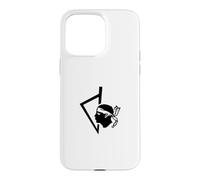 Carcasa para iPhone 15 Pro MAX Corse Corsu Corssica 2B Head De Maure Córcega Francia