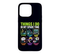 Carcasa para iPhone 15 Pro MAX Cosas Que Hago en mi Tiempo Libre Divertido Pescador Pescador Amante