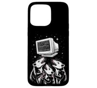 Carcasa para iPhone 15 Pro MAX Cosmic Opossum Worship Retro Computer Fantasy