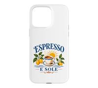 Carcasa para iPhone 15 Pro MAX Costa de Amalfi Italia Espresso E Sole Italiano Verano