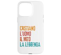 Carcasa para iPhone 15 Pro MAX Cristiano L'Uomo Il Mito La Leggenda Festa di Compleanno