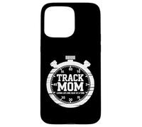 Carcasa para iPhone 15 Pro MAX Cronómetro Deportivo Track Mom Junior High Middle School