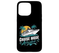 Carcasa para iPhone 15 Pro MAX Cruise Mode Activated Tropical Vacation Ship Art