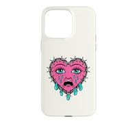 Carcasa para iPhone 15 Pro MAX Crying Heart Tattoo - Traditional Old School Tattooed Inked