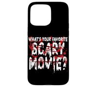 Carcasa para iPhone 15 Pro MAX ¿Cuál es tu película de Miedo Favorita Película de Terror Halloween
