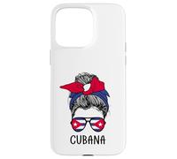 Carcasa para iPhone 15 Pro MAX Cuban Cubana Girl Cuban Heritage Cuba Flag