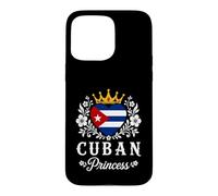 Carcasa para iPhone 15 Pro MAX Cuban Princess Cuba Flag Proud Cuban Girl