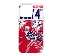 Carcasa para iPhone 15 Pro MAX Cumpleaños del tío Sam 4 de Julio